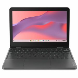 Lenovo 300e Yoga Chromebook Gen 4 82W2002NUS 11.6" Touchscreen Convertible 2 in 1 Chromebook - HD - 60 Hz - Octa-core (ARM Cortex A76 + Cortex A55) - 8 GB - 64 GB Flash Memory - English Keyboard - Graphite Gray - Image 1